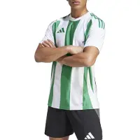 Adidas Striped 24 Short Sleeve T-shirt Groen S Man