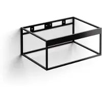 Clou Hammock Frame rvs kokerprofielkast 70 cm, mat zwart poederc.
