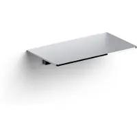 Clou Sjokker Telefoon/douche Planchet - Wandmodel 18cm - Chroom - Accessoires, Wastafel accessoires, Planchetten - 8717462010332