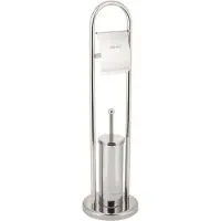 King Hoff 3221 - toilet borstel & papier houder - RVS