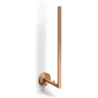 Clou Flat reserverolhouder voor 3 stuks, brons geborsteld PVD