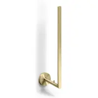 Clou Flat reserverolhouder voor 3 stuks, goud geborsteld PVD