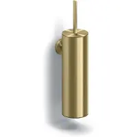 Clou Flat Toiletborstelgarnituur Wand - Geborsteld Goud Pvd - Messing - Accessoires, Toilet accessoires, Toiletborstelhouders - 8717462013555