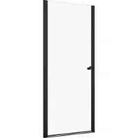 Sealskin - Douchedeur Hooked 90 X 200cm - Zwart Profiel - 6 Mm Helder Glas