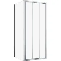 Sealskin Zijwand voor Schuifdeur Hooked 90x200 cm 6 mm Helder Glas Zilver