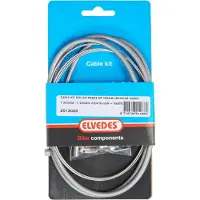 Elvedes voorremkabel voor rollerbrake br-im85 .rvs, zilver buitenkabel 1000mm/1250mm binnenkabel