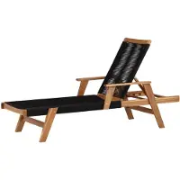 Ebuy24 Little tuinstoel zwart, natuur.