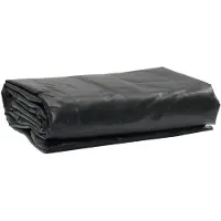 vidaXL Dekzeil 650 g/m² 5x5 m zwart