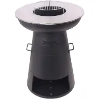 SenS-Line Barbecue Vuurkorf Bjork Terrashaard BBQ (Zwart, 60.5x58x83cm)