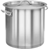 vidaXL Kookplaat, 35 liter, 36x36 cm, roestvrij staal