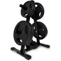 VirtuFit Halterschijf Opbergrek + Gietijzeren Halterschijf - 150 kg