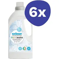 Sodasan Vloeibaar Wasmiddel Sensitive voor Gekleurde Was (6x 1,5L)