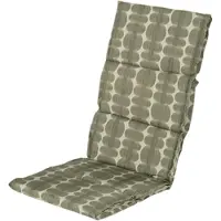 Hartman tuinstoelkussen Mats Green Sling - 50% Polyester / 50% Katoen - Tuinkussens hoge rug dun -