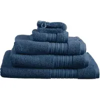 Beddinghouse Handdoek Sheer Dark Blue (60 x 110 cm)