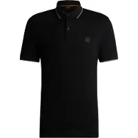BOSS Shirt 'Passertip' lichtgrijs / zwart