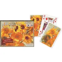 Piatnik Vincent van Gogh Zonnebloemen Speelkaarten - Double Deck