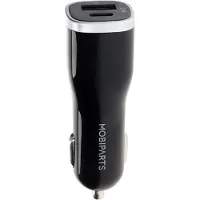 Mobiparts dubbele auto oplader met USB-A en USB-C