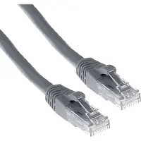 ACT IB3010 U/UTP CAT6A Patchkabel | Snagless | RJ45 Connectoren | Grijs | 10 meter