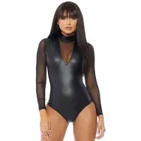Erotic Treasure Forplay - Behave Bodysuit - Zwart