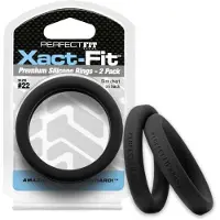 Perfect Fit - 2 Siliconen Cockringen - 56 mm