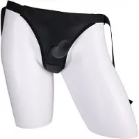 Doc Johnson - Strap on broekje met dildo - Zwart