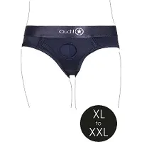 Ouch! Ouch - Vibrating Strap-on Slip- Zwart