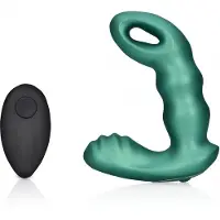 Ouch! Vibrerende Prostaat massager met Afstandsbediening en Structuur