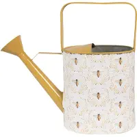 Clayre & Eef Decoratie Gieter 33x12x32 cm Wit Metaal Bijen Wit