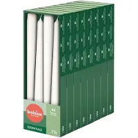 Bolsius - Gladde Dinerkaarsen - 24,5 cm - 32 stuks - Wit