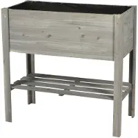 Webshop-outlet.nl Houten Kweekbak / Moestuin Kruidentafel op poten - 81x40x78