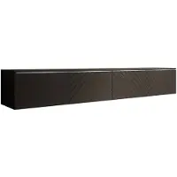 Meubella TV-Meubel zwart 180 cm - TV kast