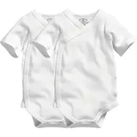 Playshoes - Rompers - 2 - Stuks - Wit - Korte - Mouw - Maat 62