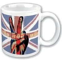 Rock Off The Who - "Peace Fingers" Boxed Mug Mok/Beker