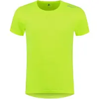 Rogelli Promo Hardloopshirt Heren - Korte Mouwen - Fluorgeel - 3XL