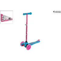 Hipo 3-Wiel kinderstep abec 7 roze roze Kunststof Step