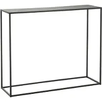 J-Line Console Rechthoek Metaal Zwart