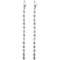 Behave - Oorstekers met rij steentjes - vintage stijl - avondlook