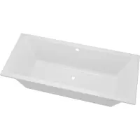 ZEZA Square Ligbad - 170x75cm - acryl - glans wit SW1015085