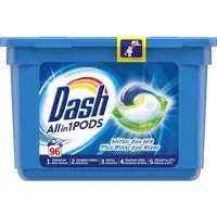 Dash All in1 Wasmiddel Pods Witter dan Wit - Promo Pack - 6 x 16 Wasbeurten