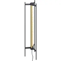 Sammode Elgar Vloerlamp Coal | Brass | H 117 cm