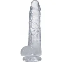 Doc Johnson - Transparante dildo met zuignap - 20.3 cm