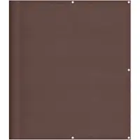 vidaXL Balkonscherm 120x700 cm 100% oxford polyester bruin