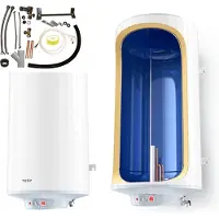 Tesy Verticale Boiler, met tank van Geëmailleerd staal 200 L, inclusief een set voor de installatie