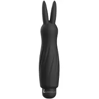 Luminous Sofia - Siliconen Rabbit Vibrator - Zwart