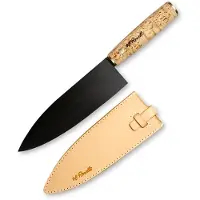 Roselli Gyuto Chef Knife R770 Carbon Steel, Curly Birch, koksmes, 19.5 cm