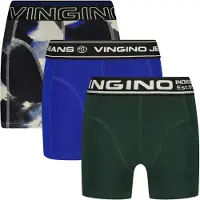 Vingino Ondergoed Smokey 3Pack Jongens Zwart S