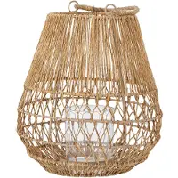 Bloomingville Ramona Lantaarn met/Glas, Natuur, Jute