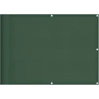 vidaXL Balkonscherm 75x800 cm 100% oxford polyester donkergroen