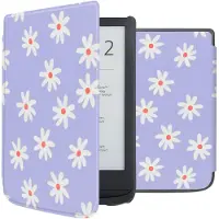 IMoshion Design Slim Hard Case Bookcase voor de Pocketbook Touch Lux 5 / HD 3 / Basic Lux 4 / Vivlio Lux 5 - Flowers Distance