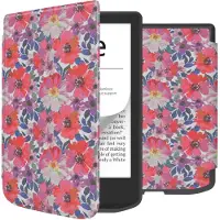 IMoshion Design Slim Hard Case Bookcase voor de Pocketbook Verse / Verse Pro / Verse Pro Color / Vivlio Light / Light HD - Flower Watercolor